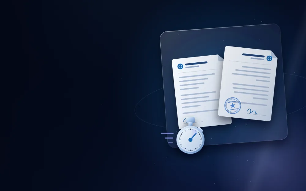 Bilingual legal documents with a stopwatch for fast turnaround