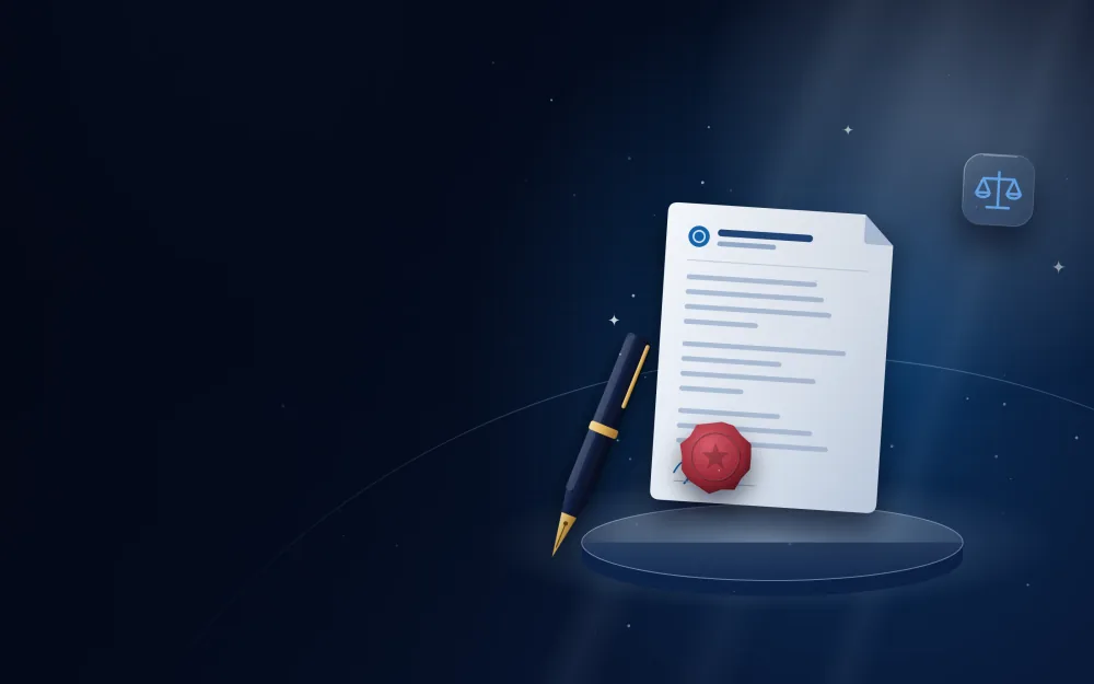 Will document with a red wax seal and a fountain pen