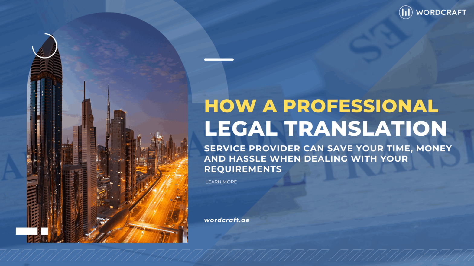 legal translation service blog banner