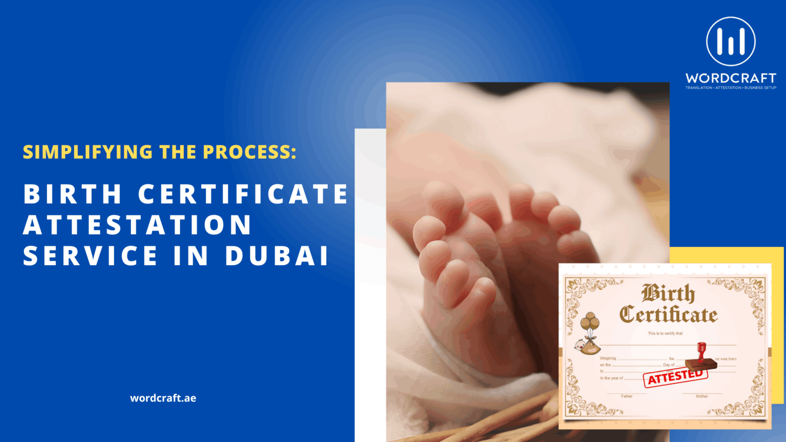 Birth certificate attestation in dubai